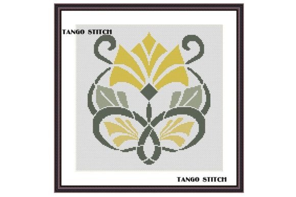 Art Nouveau Flower Vintage Cross Stitch Review
