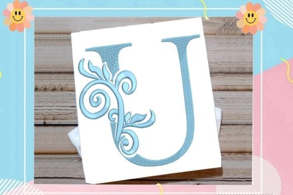 Beautiful Letter U Monogram Review