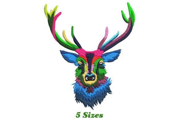 Colorful Deer Embroidery Review
