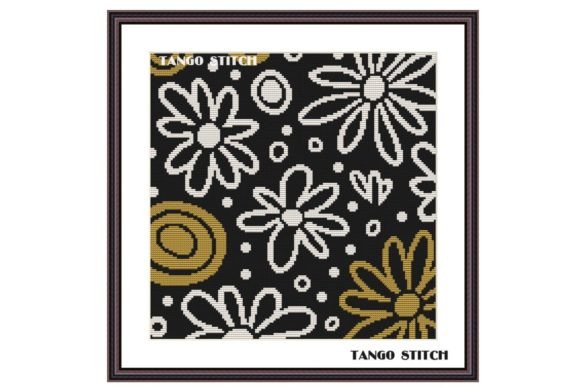 Easy Floral Pattern Cross Stitch Design Review