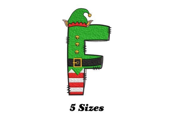 Elf Letter F Christmas Embroidery Review