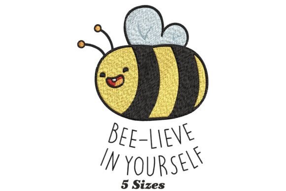 Funny Bee-lieve in Yourself Embroidery Review