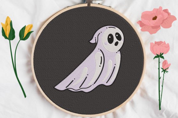Ghost Halloween 008 Embroidery Design Review