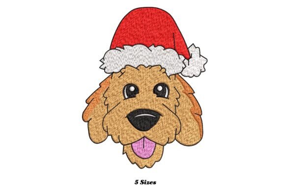 Goldendoodle Dog Christmas Embroidery Review