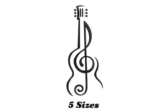 Guitar Music Embroidery Review