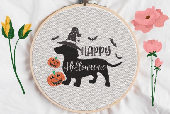 Happy Halloween Dog Embroidery Review