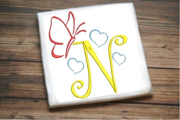 N Letter Love Butterfly Monogram Review