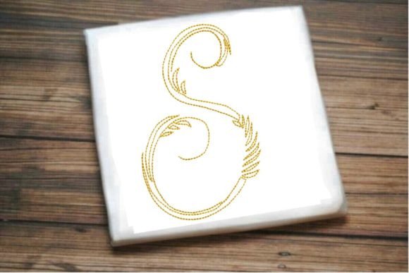 S One Line Beautiful Letter Review for Seasonal Embroidery