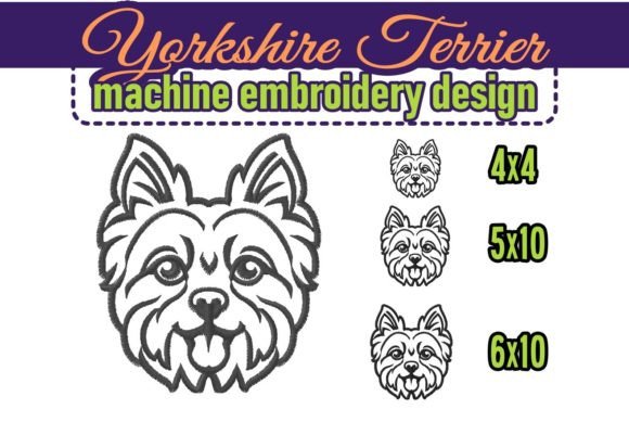 Smiling Yorkie Face Portrait Review