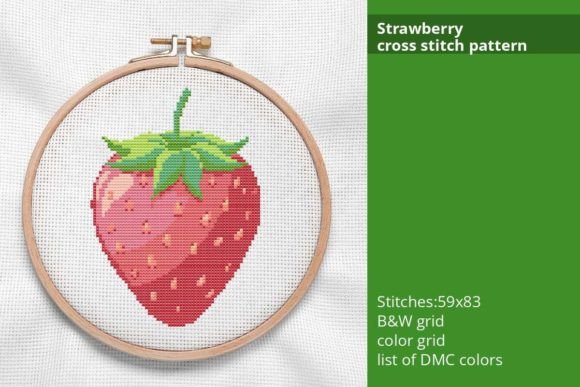 Strawberry Cross Stitch Pattern Review for Seasonal Use