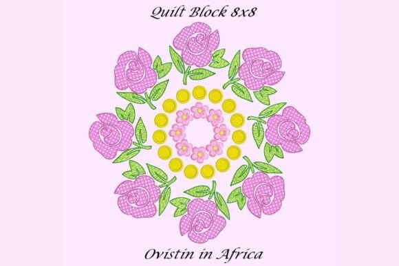 Whimsical Roses Quilt Block Applique Set Review