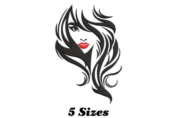 Woman's Face Embroidery Design Review